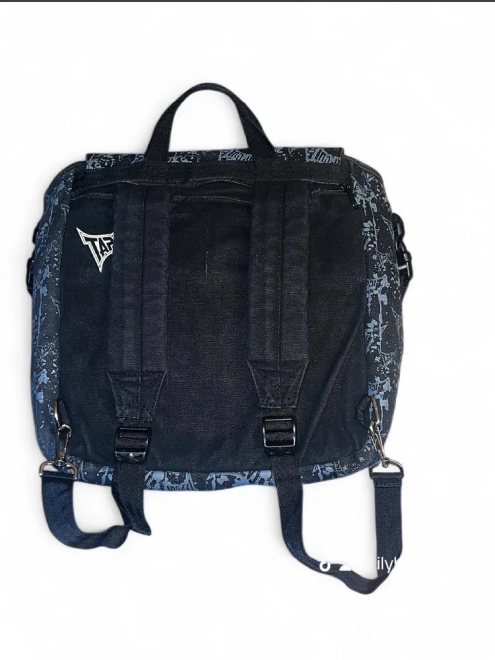 VINTAGE Grail Y2K Tapout Convertible Crossbody Messenger Backpack MMA